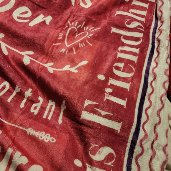 BRAND NEW BEST FRIEND BLANKET 60 X 50 BFF TEENS GIRLS WOMEN MOM BIRTHDAY - Picture 2 of 4